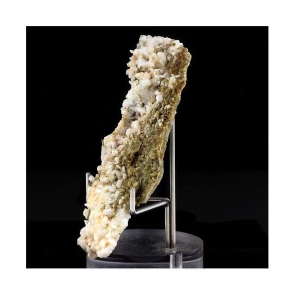 Pierre - ABIJOUX - Clinozoisite - 108,0 ct - Marine de Scala - Haute-Corse - Grå