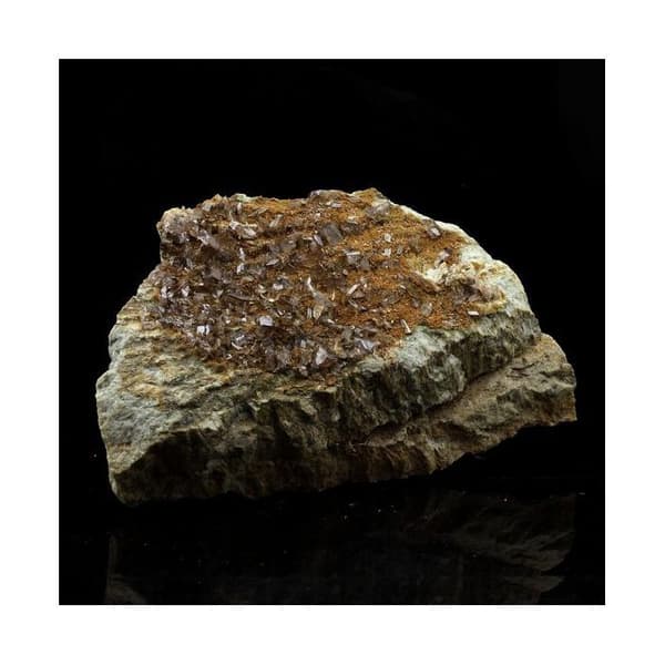 Pierre - Axinite - 745.5 ct - La Balme d'Auris - Äkthetscertifikat - Dimensioner 90x50x25 mm