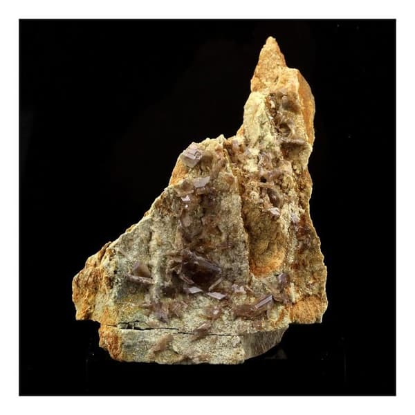 Axinit - Stenar och Mineraler - 577,5 ct - La Balme d'Auris - Äkthetscertifikat - Grå