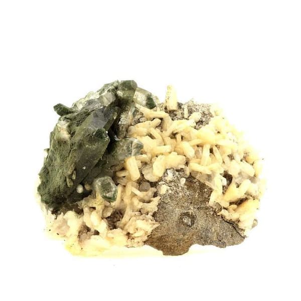 Stenar och Mineraler - ABIJOUX - Kvarts - Vit - Albite - Kalkspat