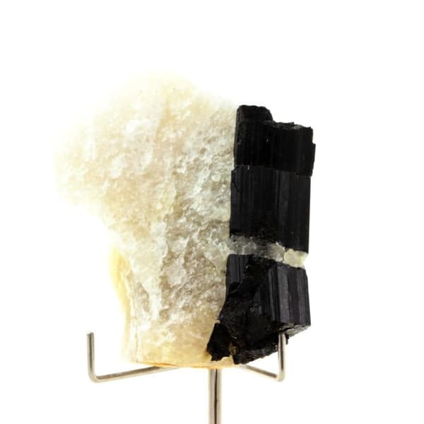 Stenar och mineraler - Schorl Tourmaline + Quartz - 446,30 ct - Beauchaud, Puy-de-Dôme, Frankrike