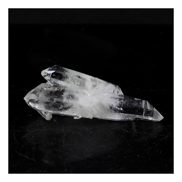 Stenar och mineraler - ABIJOUX - Dubbelterminerad kvarts - Puits Brides, La Gardette-gruvan, Bourg d'Oisans, Frankrike