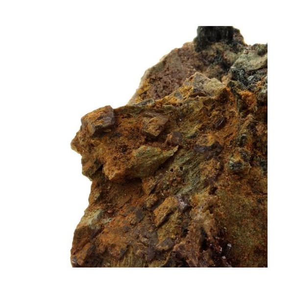 Stenar och mineraler. Perovskite + Vesuvianit. 110,0 ct. Rocher de Farinole, Olmeta-di-Capocorso, Haute-Corse, Frankrike.