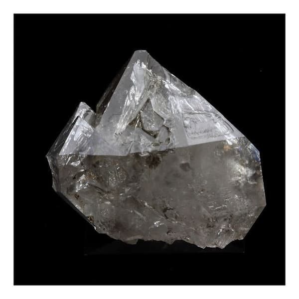 Kvartsfönster - ABIJOUX - 250,0 ct - Grå - 45 x 38 x 28 mm - Äkthetscertifikat