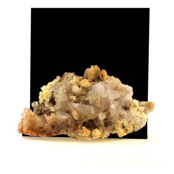 Kvarts + Albit - ABIJOUX - 1467.5 ct - Äkthetscertifikat - Dimensioner 110x90x45 mm - Grå