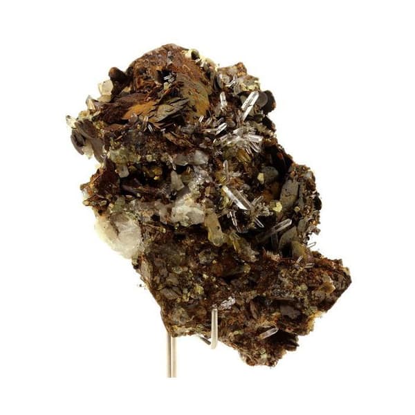 Stenar och Mineraler - ABIJOUX - Kvarts - 1076,0 ct - Siderit - Pyrit