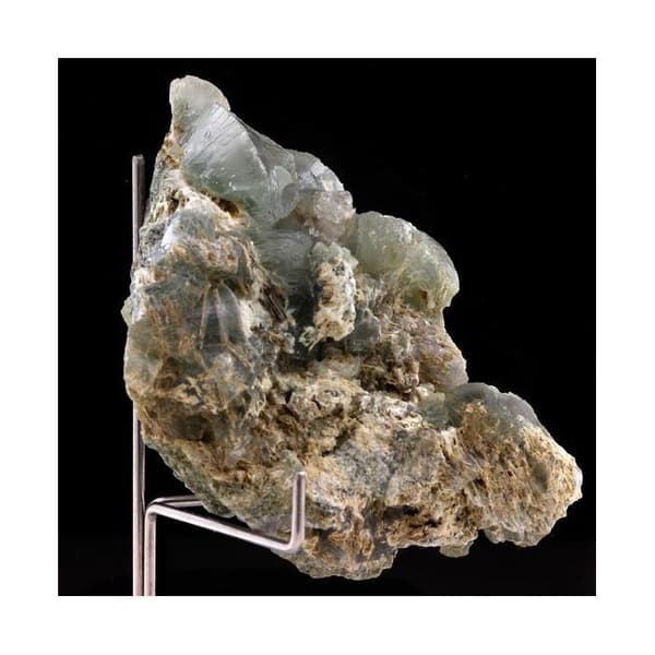 Kristall - ABIJOUX - Prehnit - 593,0 ct - Grön - Äkthetscertifikat