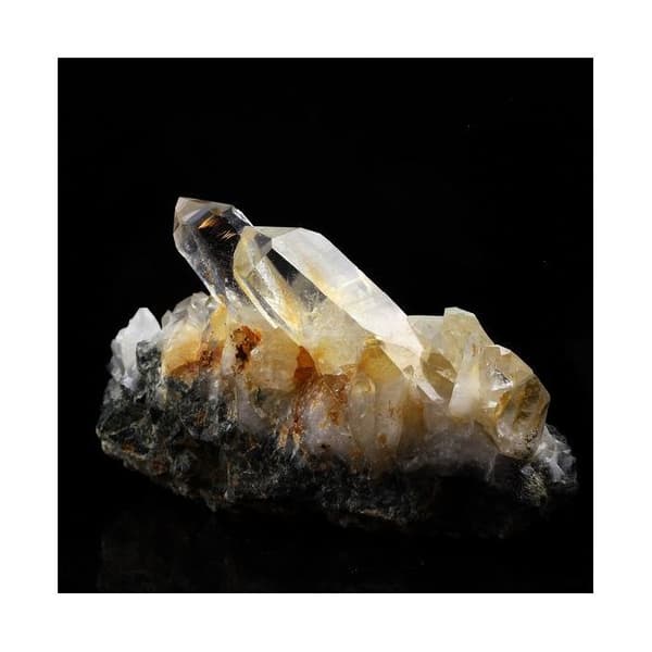 Stenar och mineraler - ABIJOUX - Kvarts - Klorit - 467,0 ct - Freney d'Oisans, Bourg d'Oisans, Isère, Frankrike