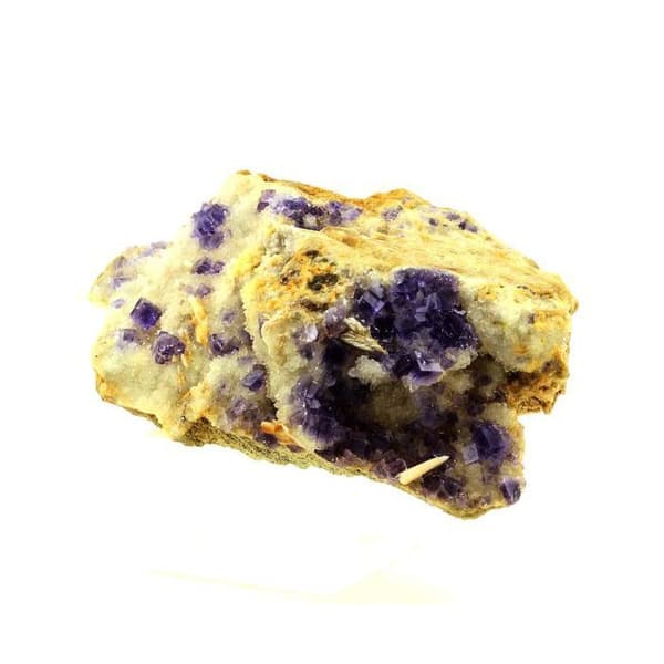 Stenar och Mineraler - ABIJOUX - Fluorit + Barit + Kvarts - 3335 ct - Äkthetscertifikat