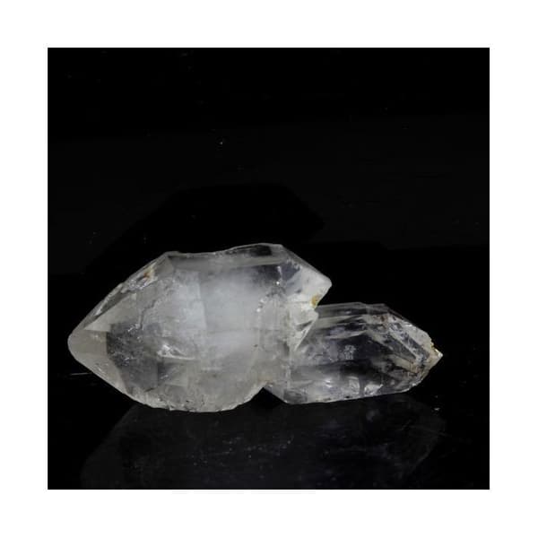 Kvarts spira med två ändar - ABIJOUX - Clavans en Haut Oisans - 67,0 ct - 43x18x22 mm - Certifikat för äkthet