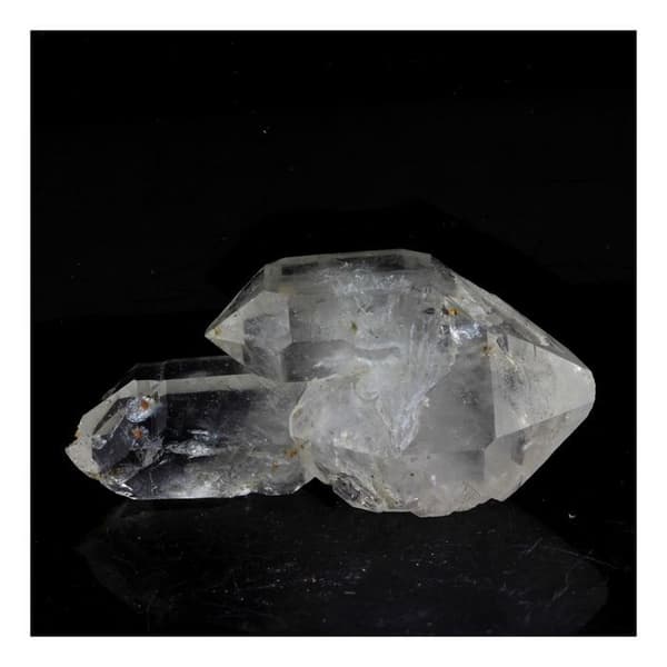 Kvarts spira med två ändar - ABIJOUX - Clavans en Haut Oisans - 67,0 ct - 43x18x22 mm - Certifikat för äkthet