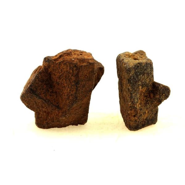 Stenar och mineraler - ABIJOUX - Staurolit - 96,80 ct - Kerzest, Coray, Finistère, Frankrike