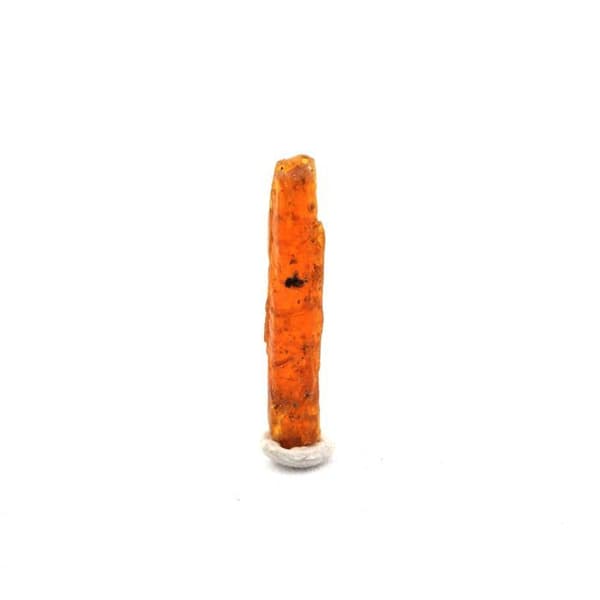 Stenar och mineraler - ABIJOUX - Orange kyanit - 1,54 ct - Mått 17x2x2 mm - Äkthetscertifikat