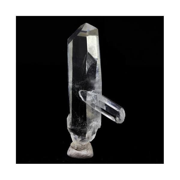 Kvarts - ABIJOUX - La Gardette-gruvan, Bourg d'Oisans, Isère, Frankrike - 34,04 ct
