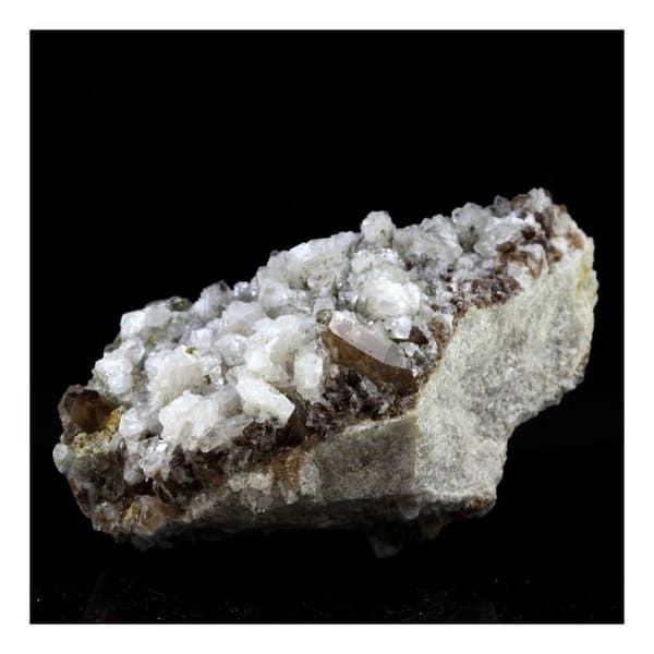Kvarts + Klorit + Albit + Kalcit - ABIJOUX - Plan-du-Lac, Oisans, Frankrike - 440,35 ct