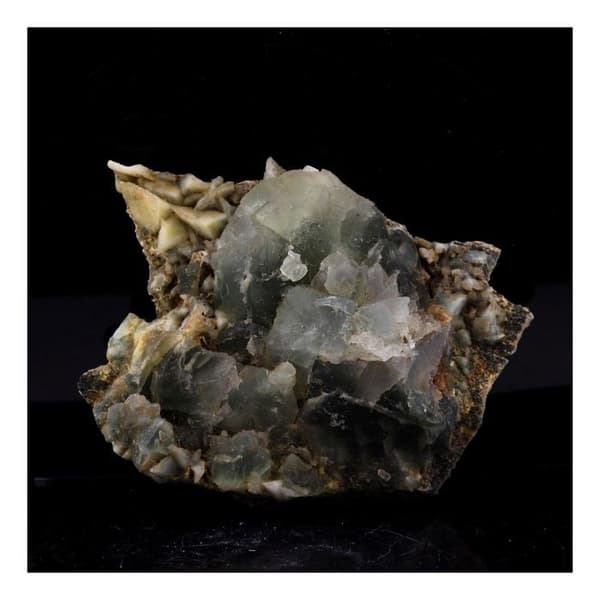 Stenar och Mineraler - ABIJOUX - Prehnit + Adular - 190 ct - Äkthetscertifikat