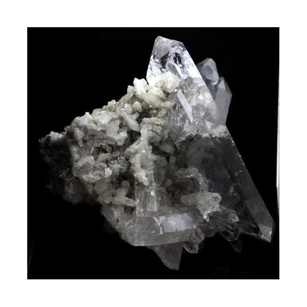 Kvarts + Albit - ABIJOUX - 816,2 ct - Vit - Certifikat för äkthet - 79x68x49 mm