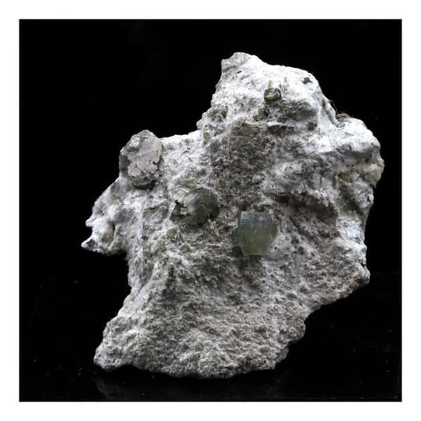 Stenar och mineraler - ABIJOUX - Prehnit - Kristall - Naturmaterial - Grönt - Blandat