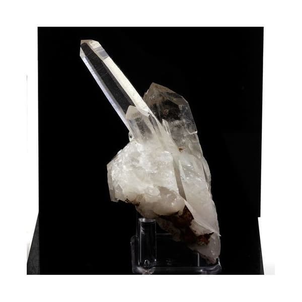 Kvarts - ABIJOUX - 785,0 ct - Grå - 105x75x35 mm - Certifikat av äkthet