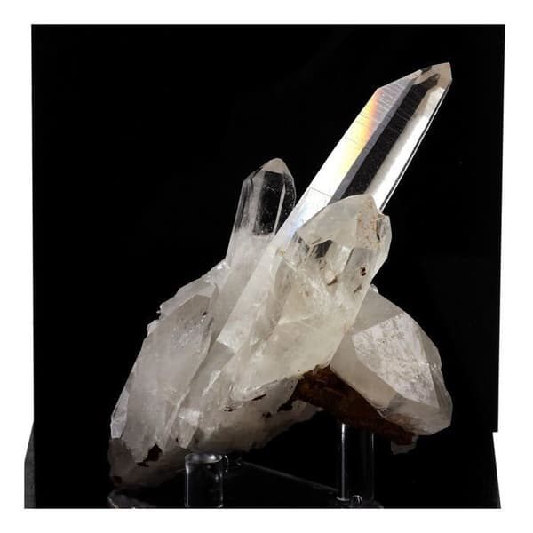 Kvarts - ABIJOUX - 785,0 ct - Grå - 105x75x35 mm - Certifikat av äkthet