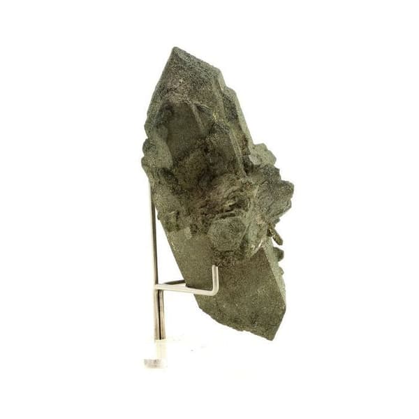 Kvarts - ABIJOUX - Saint Christophe en Oisans - 502,0 ct - Klorit - Grå