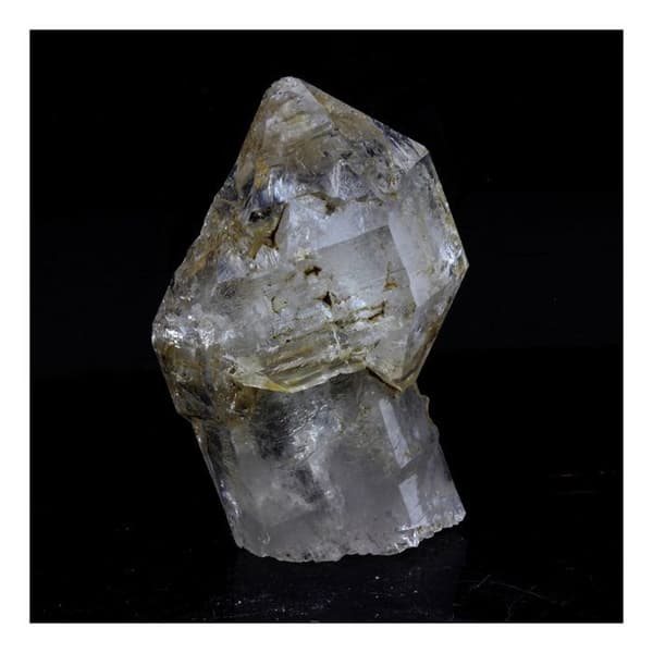 Kvartssepter - ABIJOUX - 112,0 ct - Grå - 40 x 18 x 28 mm - Certifikat för äkthet