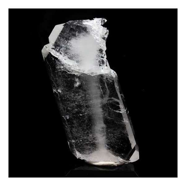 Stenar och mineraler. Ame Quartz (faden kvarts). 92,0 ct. Le Noirey, Saint-Jean-de-Maurienne, Savoie, Frankrike.