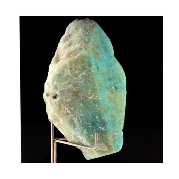 Stenar och Mineraler - Amazonit - 691,5 ct - Konso - Äkthetscertifikat - Grå