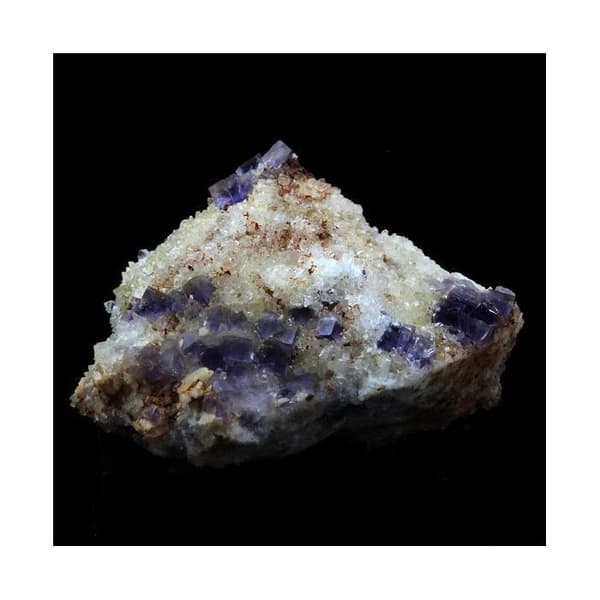Stenar och mineraler - ABIJOUX - Fluorit + Barite + Kvarts - 119,0 ct - La Cabaña, Berbes, Asturien, Spanien