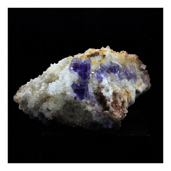 Stenar och mineraler - ABIJOUX - Fluorit + Barite + Kvarts - 119,0 ct - La Cabaña, Berbes, Asturien, Spanien