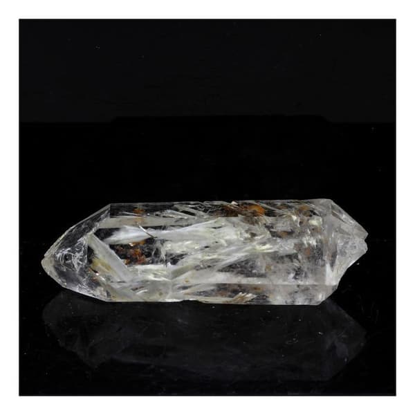 Dubbelterminerad kvarts + baryt - ABIJOUX - Freney d'Oisans - 59,25 ct - Vit - Hänge - Krok