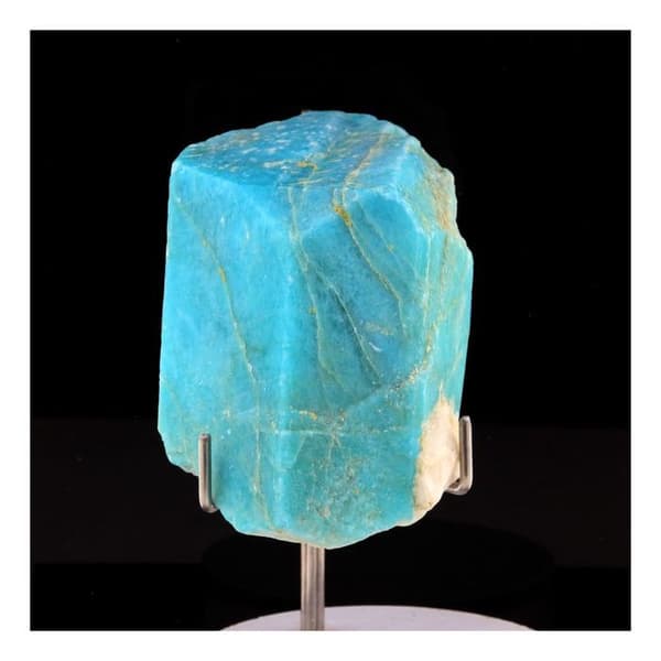 Stenar och Mineraler - ABIJOUX - Amazonit - 426,5 ct - Grön färg - Äkthetscertifikat