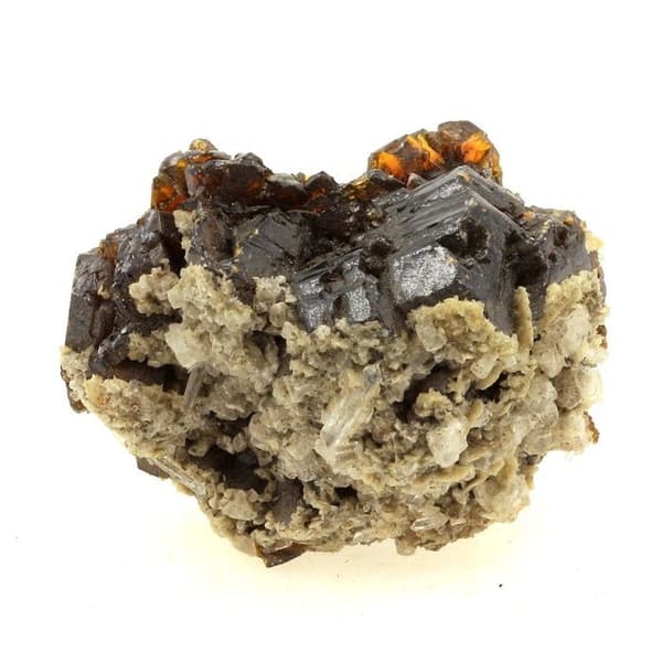 Stenar och mineraler - ABIJOUX - Sphalerit (Blende) - 113,9 ct - La Mure, Isère, Frankrike