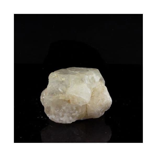Stenar och mineraler - ABIJOUX - Albit - Kristall - Naturmaterial - Vit