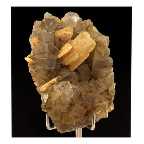 Kristall - ABIJOUX - Fluorit + Barite - Violett - 273,5 ct - Marocko