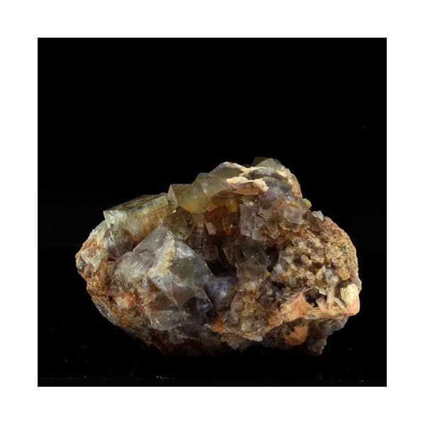 Stenar och Mineraler - ABIJOUX - Fluorit + Baryt - Lila - 541,55 ct - 68x46x35 mm