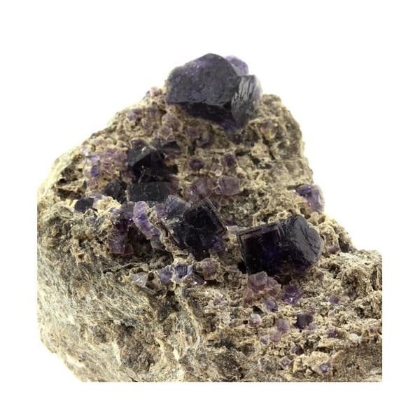 Stenar och mineraler. Flusspat. 784,5 ct. Arbouet, Pyrénées-Atlantiques, Frankrike..
