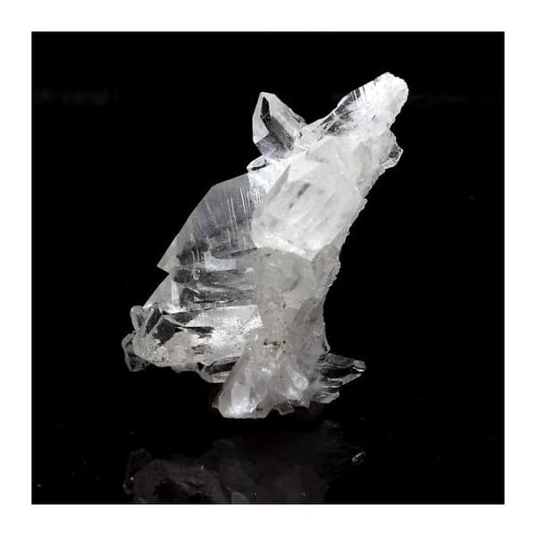 Ame Quartz (faden quartz) - ABIJOUX - Vaujany, Isère, Frankrike - Vit
