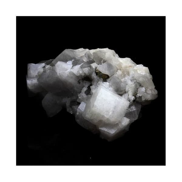 Stenar och Mineraler - ABIJOUX - Harmotome + Kalcit - 113 ct - Äkthetscertifikat - Skottland