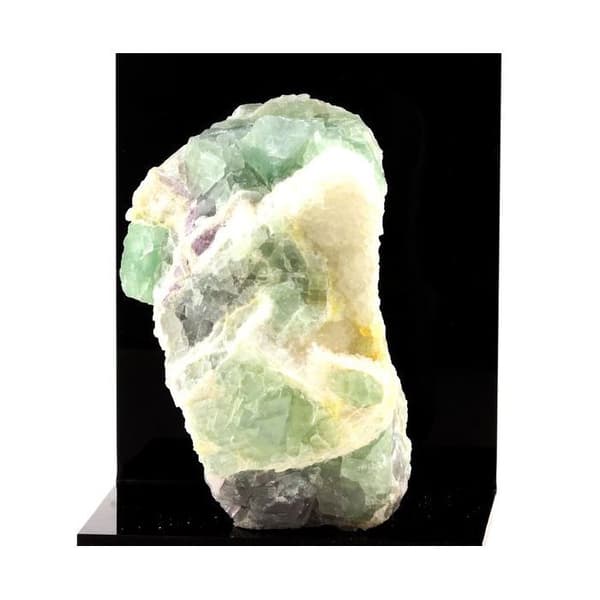 Pierre Naturelle - ABIJOUX - Fluorit + Kvarts - 2625 ct - Äkthetsintyg - Grön