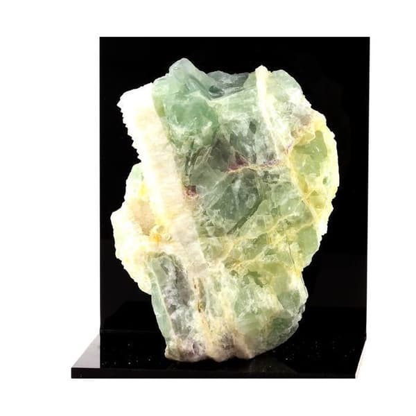 Pierre Naturelle - ABIJOUX - Fluorit + Kvarts - 2625 ct - Äkthetsintyg - Grön