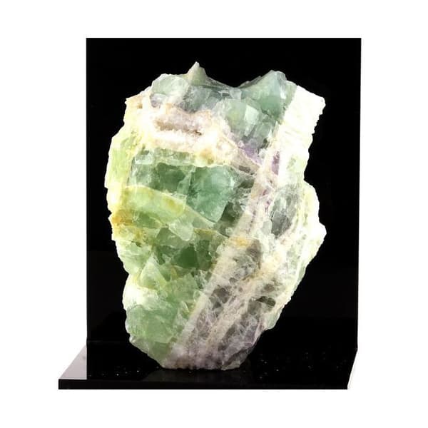 Pierre Naturelle - ABIJOUX - Fluorit + Kvarts - 2625 ct - Äkthetsintyg - Grön