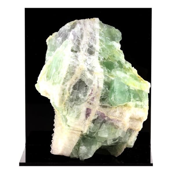 Pierre Naturelle - ABIJOUX - Fluorit + Kvarts - 2625 ct - Äkthetsintyg - Grön