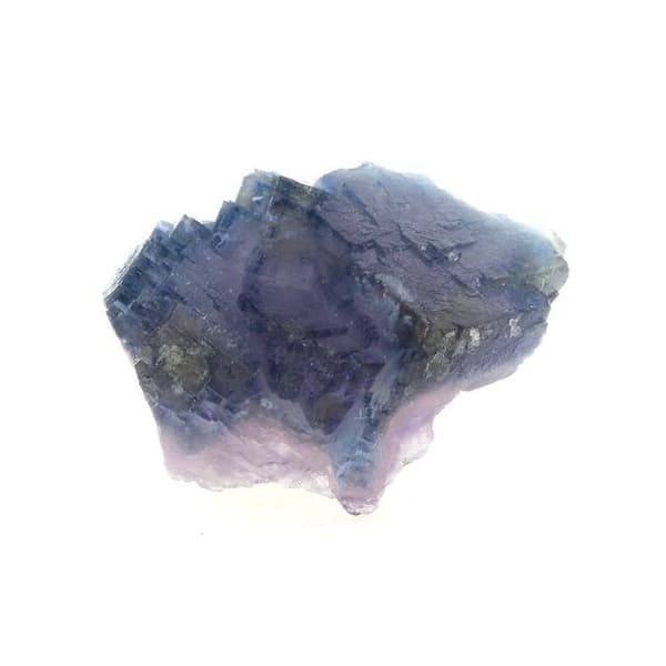 Pierre - ABIJOUX - Blå Fluorit - 163,4 ct - Äkthetscertifikat - Dimensioner 41x34x17 mm