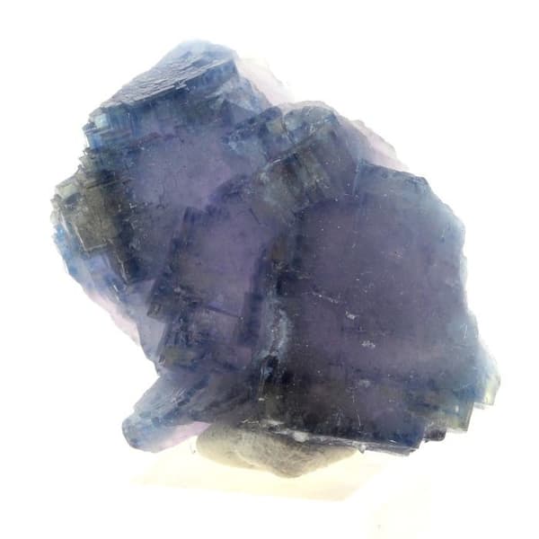 Pierre - ABIJOUX - Blå Fluorit - 163,4 ct - Äkthetscertifikat - Dimensioner 41x34x17 mm
