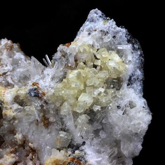 Stenar och mineraler - ABIJOUX - Kvarts + Dolomit - Vit - Blandat