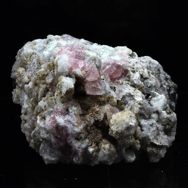 Fluorit ros - Icke specificerat - Mont-Blanc-massivet - 353,5 ct - 50x44x28 mm - Äkthetsintyg