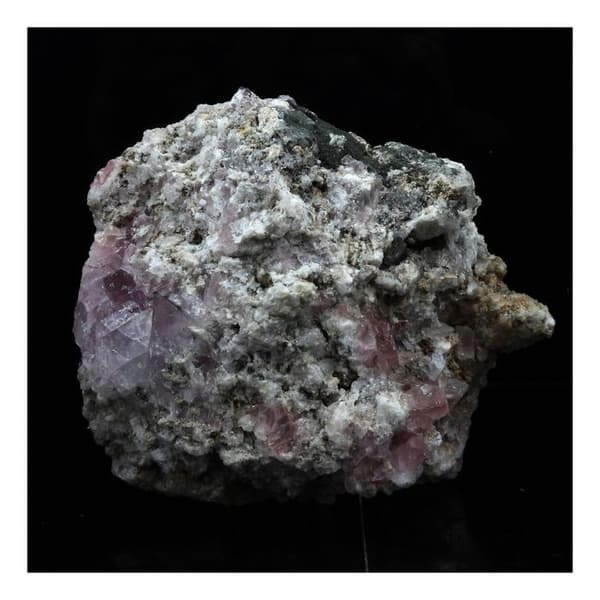 Fluorit ros - Icke specificerat - Mont-Blanc-massivet - 353,5 ct - 50x44x28 mm - Äkthetsintyg