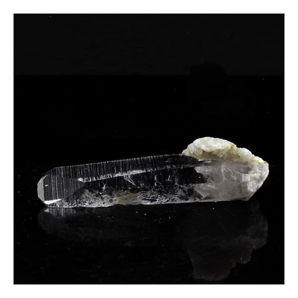 Quartz Muzo + Calcite + Talc - ABIJOUX - Trimouns Talc Mine - 28,55 ct - Vit - Hänge - Krok