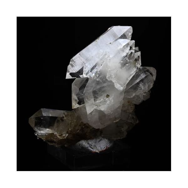 Ame-kvarts (faden kvarts) - ABIJOUX - Plan du Lac, Oisans, Savoie - 206,5 ct - 45 x 43 x 22 mm